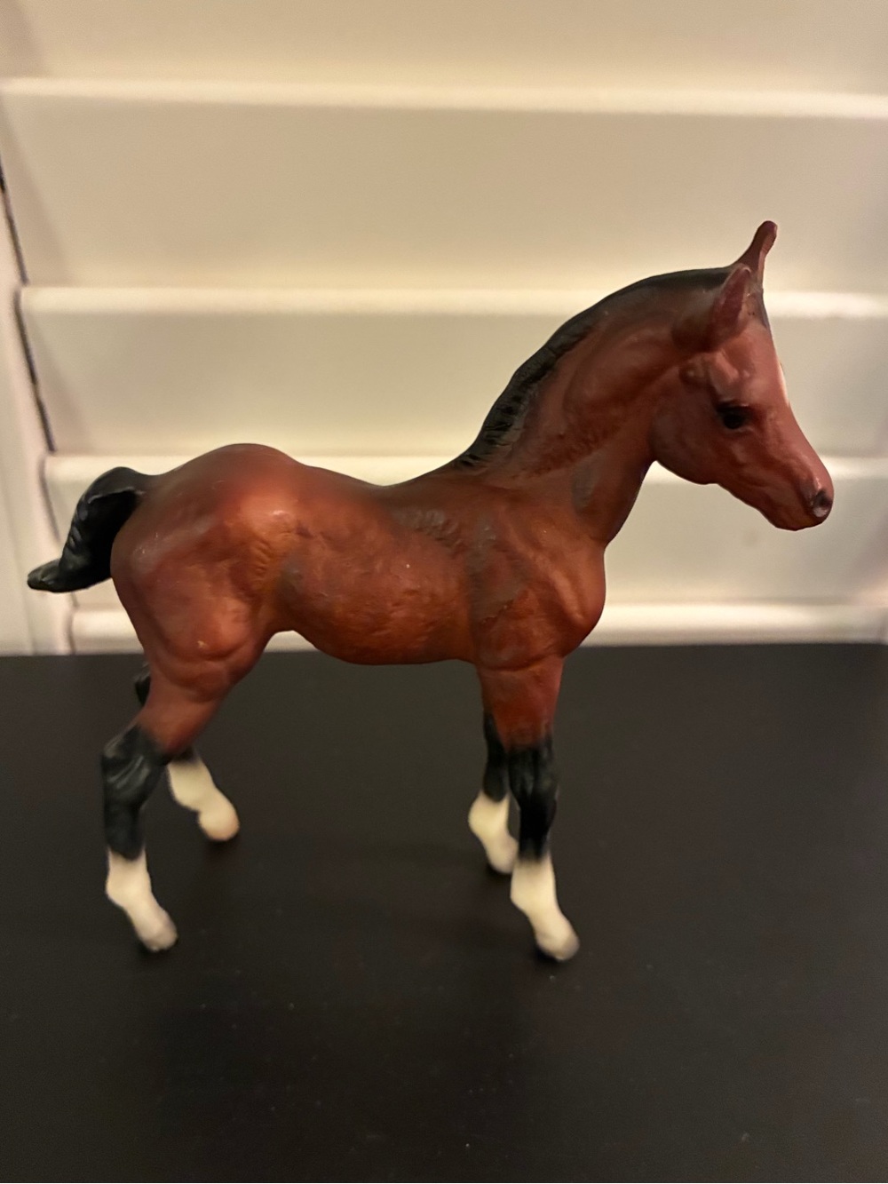 Vintage Breyer Mustang Foal - Bay Fun Foals Gift Set   TB WB Warmblood Variation